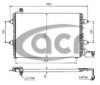 ACR 300112 Condenser, air conditioning